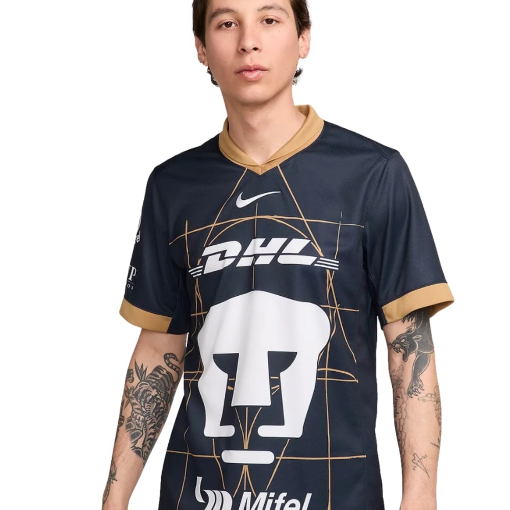 Nike Pumas UNAM 2024/25 Stadium Jersey Dark Blue FN8782-452 Men's Size XL